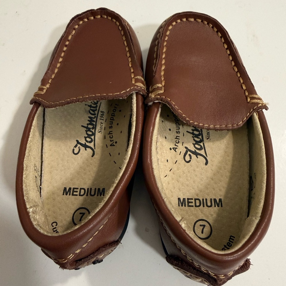 FootMates brown Moccasins for Kids - Picture 3 of 7